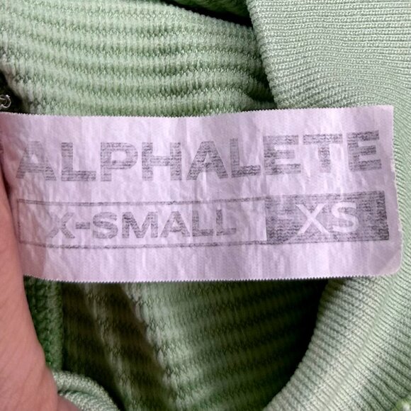 Alphalete Ozone High Neck Tee Athletic Long Sleeve T-Shirt Size XS - Picture 5 of 7